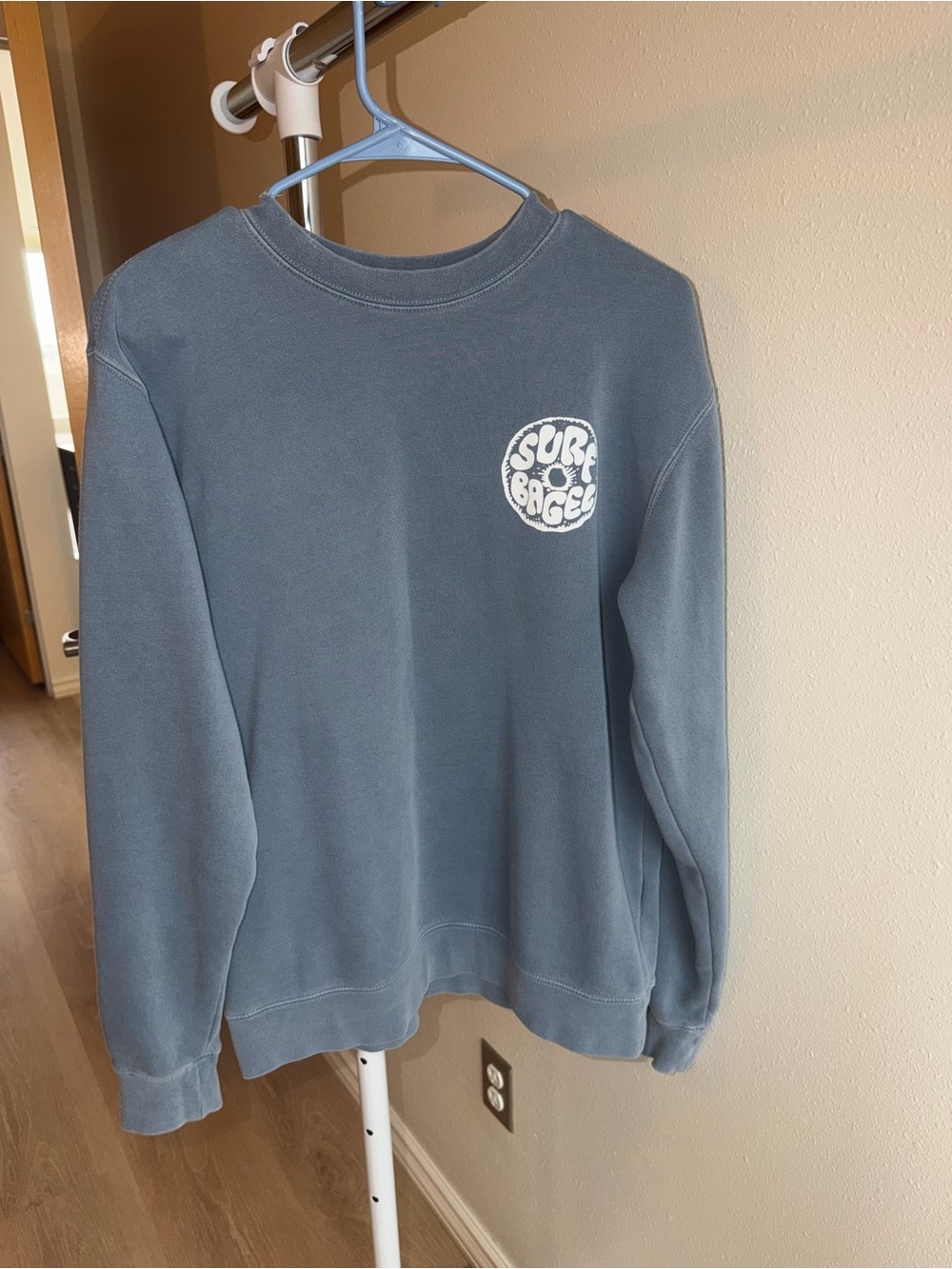 Surf Bagel Blue Crewneck Sweatshirt -
